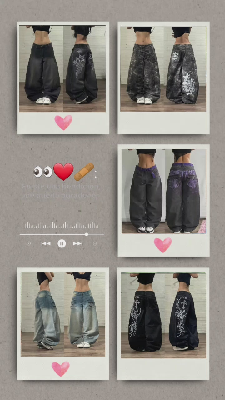 Pantalón estilo baquero