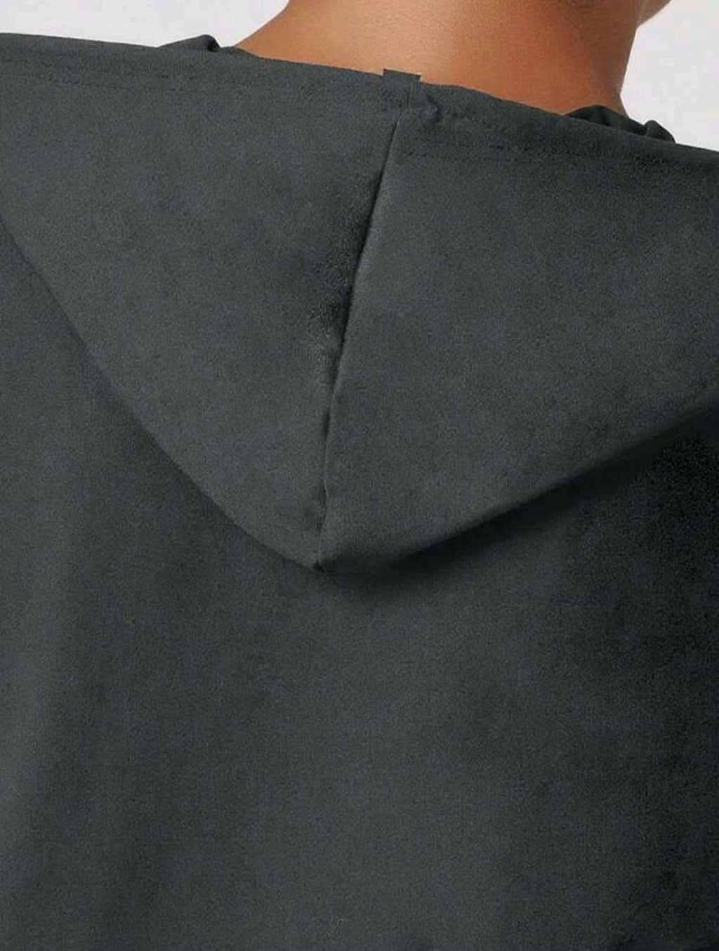 Camiseta Deportiva con Capucha de Manga Corta para Hombre – Negra