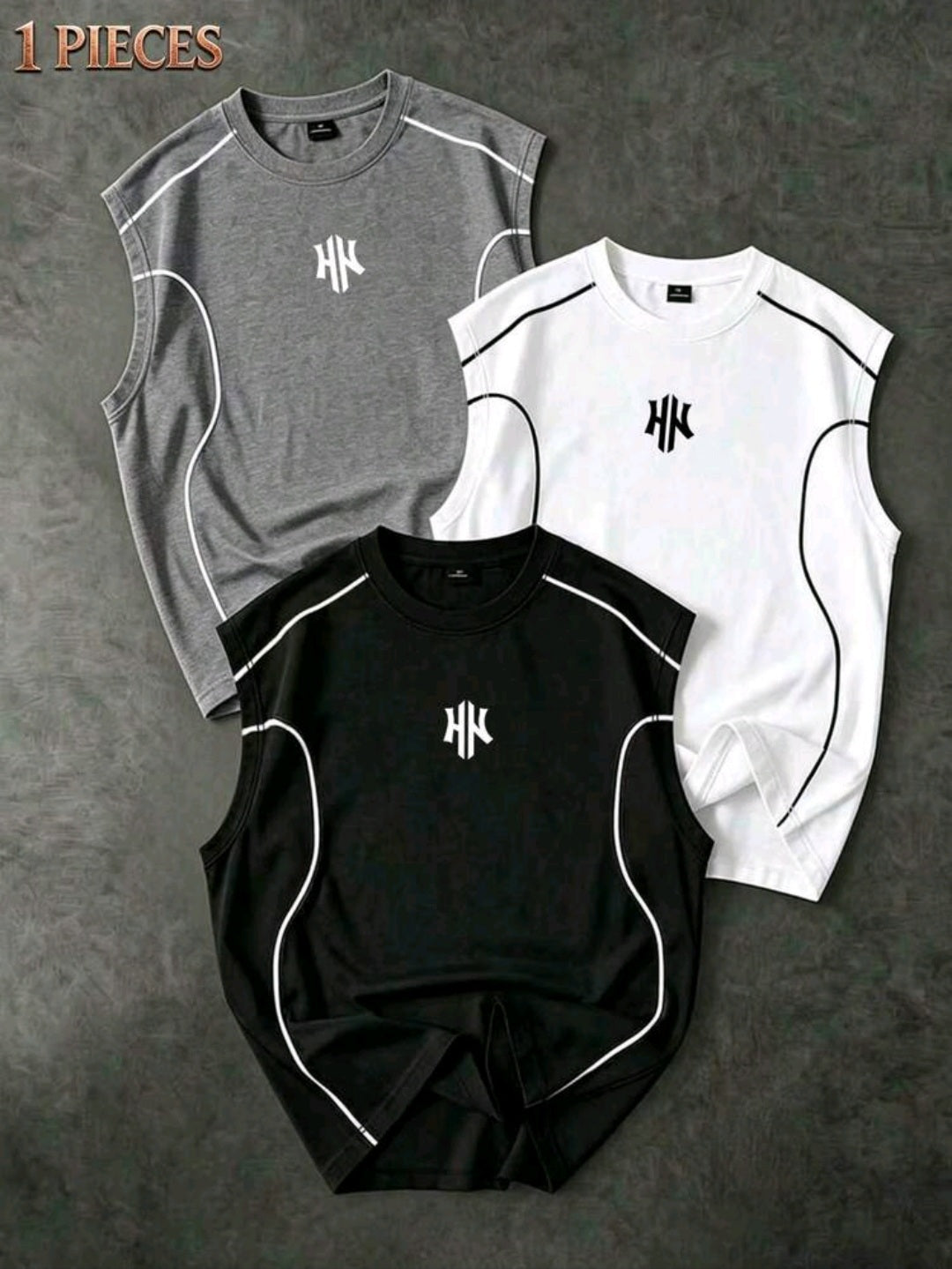 Sport MetroGents Camiseta sin mangas para hombre