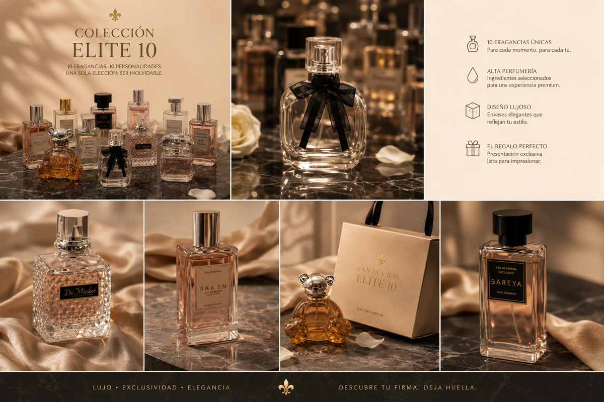 Colección Elite 10 – Mini Perfumes de Lujo