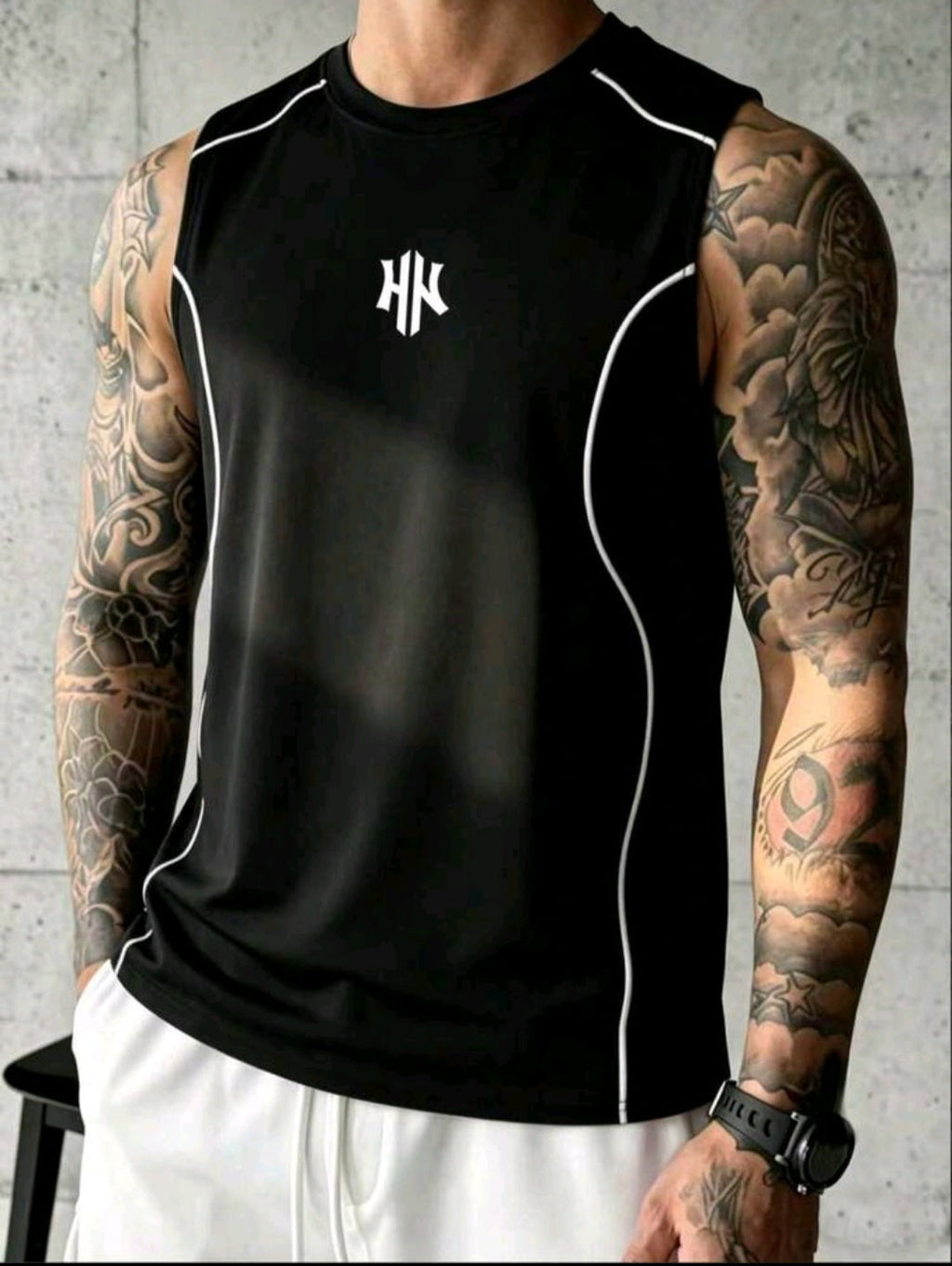 Sport MetroGents Camiseta sin mangas para hombre