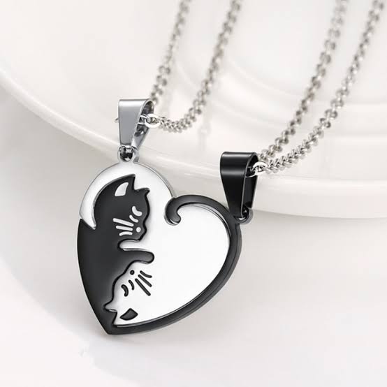 Collar Almas Gemelas Yin Yang Gatos 🐱❤️